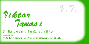 viktor tamasi business card